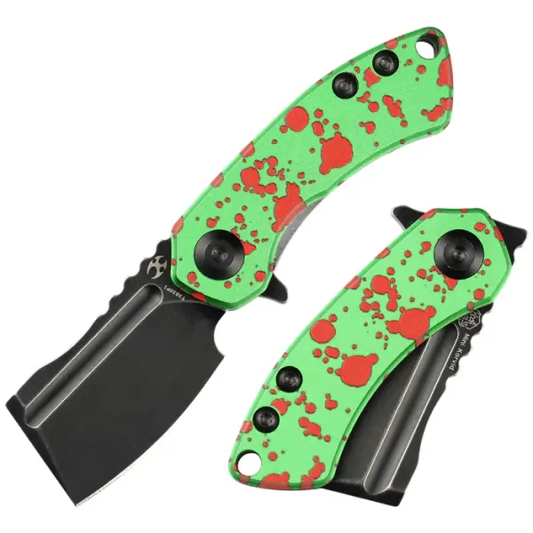 Kansept Knives Mini Korvid Flipper Green by Koch Tools