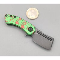 Kansept Knives Mini Korvid Flipper Green by Koch Tools