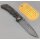 Spartan Blades SF5 Custom Damast Chad Nichols Harsey Folder - PLAGUE DOCTOR Black & Gold Schwarz