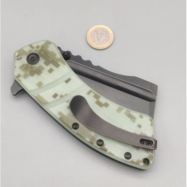 Kansept Knives Korvid XL Flipper Camouflage by Koch Tools