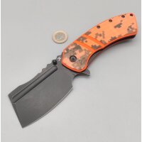 Kansept Knives Korvid XL Flipper Orange Camouflage by...
