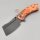 Kansept Knives Korvid XL Flipper Orange Camouflage by Koch Tools