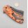 Kansept Knives Korvid XL Flipper Orange Camouflage by Koch Tools