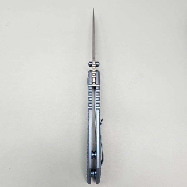 Spartan Blades SF5 Magna Cut Harsey Folder - Mayan Blau Blue