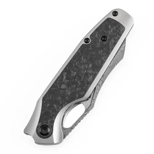 Kansept Knives Tuckamore Damast Titan Carbon Timascusclip