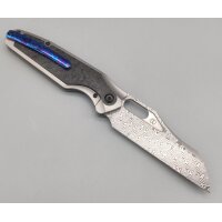 Kansept Knives Tuckamore Damast Titan Carbon Timascusclip