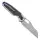 Kansept Knives Tuckamore Damast Titan Carbon Timascusclip