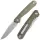 Kansept Knives Qilin Flipper Olive Green by Ostap Hel
