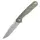 Kansept Knives Qilin Flipper Olive Green by Ostap Hel