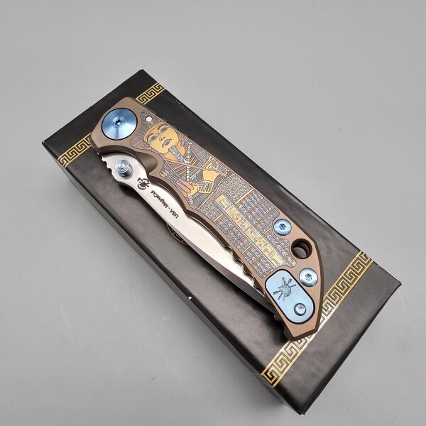 Spartan Blades SF5 Custom Magna Cut Harsey Folder - King TUT Egypt