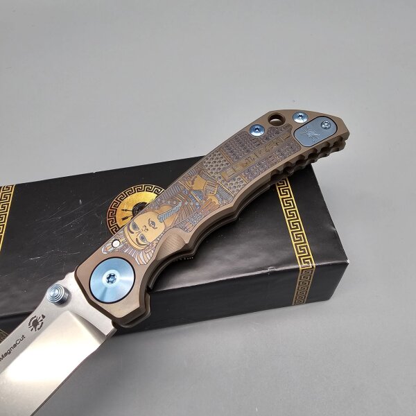 Spartan Blades SF5 Custom Magna Cut Harsey Folder - King TUT Egypt