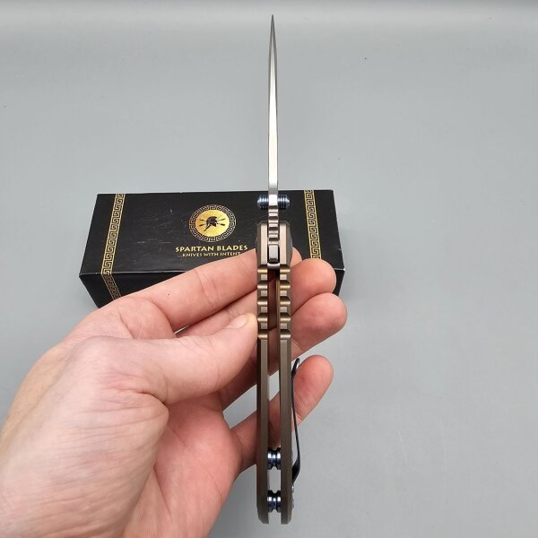 Spartan Blades SF5 Custom Magna Cut Harsey Folder - King TUT Egypt