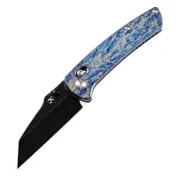 Kansept Knives Main Street Cross Bar Lock Timascus