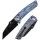 Kansept Knives Main Street Cross Bar Lock Timascus