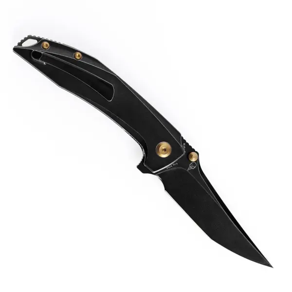 Kansept Knives Baku Flipper Copper Carbon Titan