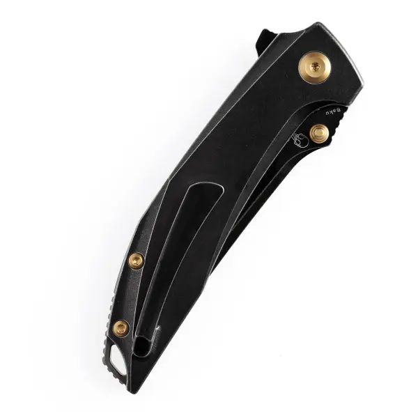 Kansept Knives Baku Flipper Copper Carbon Titan
