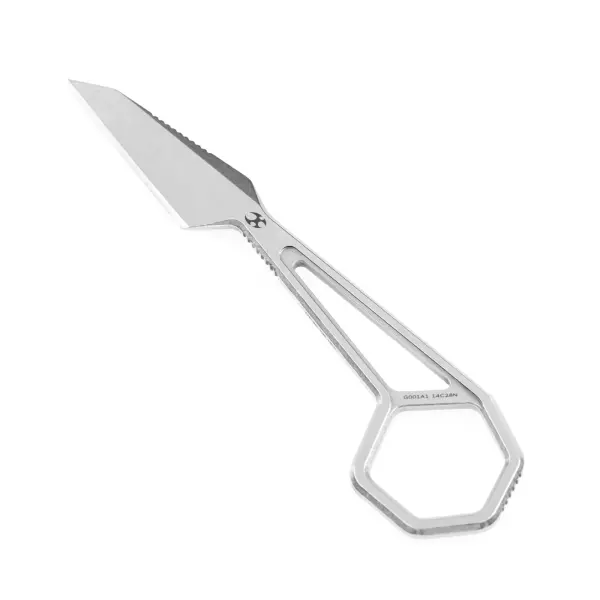 Kansept Knives Hex Stonewashed EDC Neck Knife by Ostap Hel