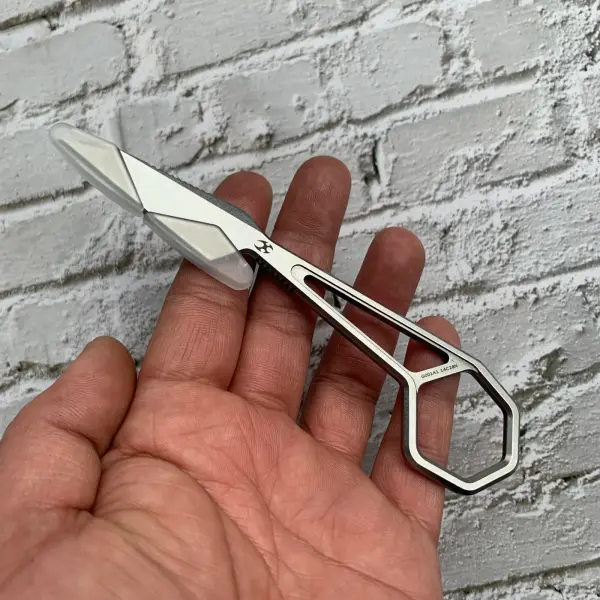 Kansept Knives Hex Stonewashed EDC Neck Knife by Ostap Hel