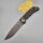 Spartan Blades SF5 Custom Magna Cut Harsey Folder - PLAGUE DOCTOR PVD Black Gold Schwarz