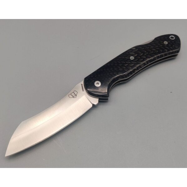 Cudeman Tundra Backlock Schwarz mit Etui Leder Black