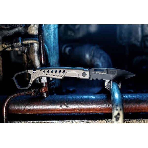 Extrema Ratio MH-STEALTH KSK Messer Taschenmesser mit Scheide Böhler N690 Stahl 58HRC