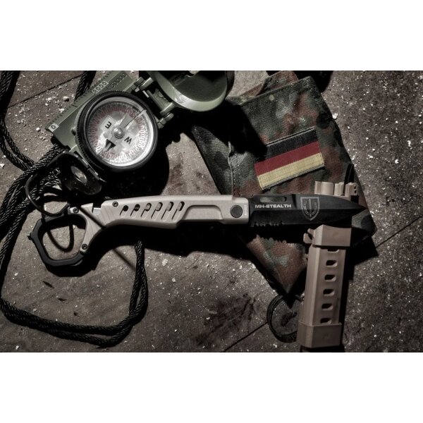 Extrema Ratio MH-STEALTH KSK Messer Taschenmesser mit Scheide Böhler N690 Stahl 58HRC