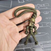 Green Skull Trooper Bead Lanyard mit Schlüsselring...