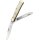 B&ouml;ker Boker Tree Brand Trapper D2 Stahl White Bone Folding Knife Taschenmesser USA only