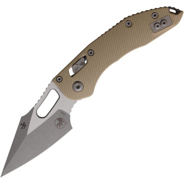 Microtech Stitch S/E Ram Lok AP Tan Böhler M390 Stahl