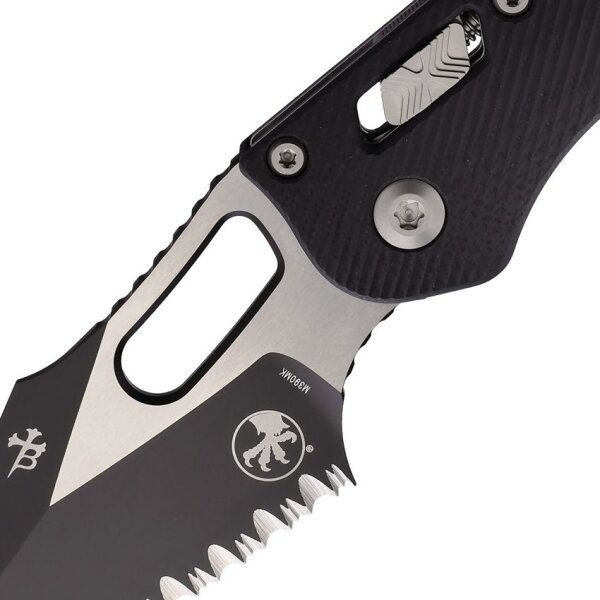 Microtech Stitch S/E Ram Lok FS Black Böhler M390MK Stahl