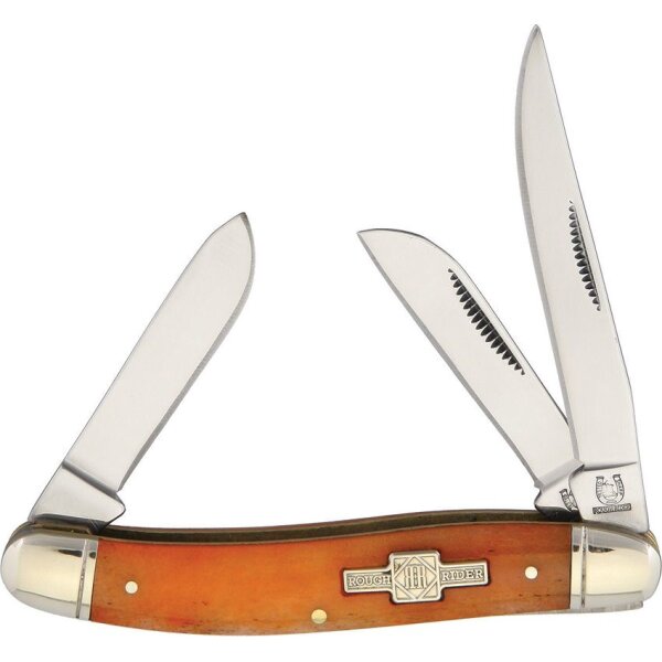 Rough Ryder Stockman Orange Bone Rough Rider