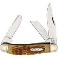 Rough Ryder Sowbelly Stockman Amber Bone Rough Rider