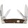 Rough Ryder Rider Congress Brown Burlap Micarta Slipjoint Taschenmesser