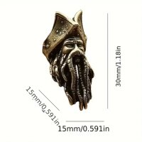 Bead Anhänger Oktopus Karibik Pirat Figur...