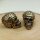 Bead Anhänger Totenkopf Schädel Skull Figur Schlüsselanhänger aus Messing EDC