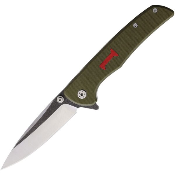 Rough Ryder 1st Infantry Linerlock Green G10 Taschenmesser