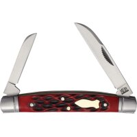 Rough Ryder Reserve 2 Blade Congress Red Jigged Bone...