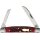 Rough Ryder Reserve 2 Blade Congress Red Jigged Bone Knochen Plain Satin mit 2 Klingen