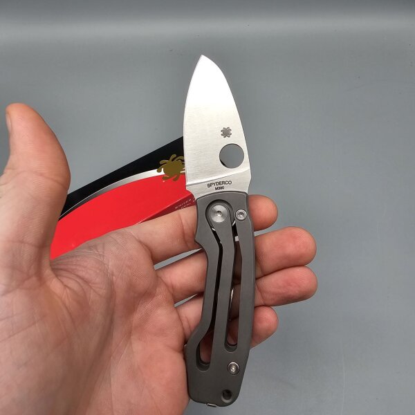 Spyderco by LionSteel Pits 2 premium Slipjoint Titangriff M390 Stahl SPC269TIP
