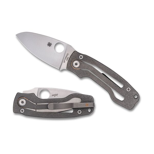 Spyderco by LionSteel Pits 2 premium Slipjoint Titangriff M390 Stahl SPC269TIP
