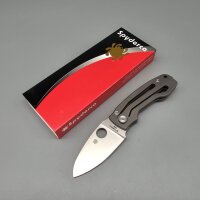 Spyderco by LionSteel Pits 2 premium Slipjoint Titangriff...