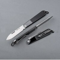 Real Steel RSK Barlow RB-3 Drop Point Slipjoint Black
