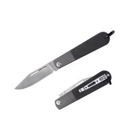 Real Steel RSK Barlow RB-3 ClipPoint Slipjoint Black