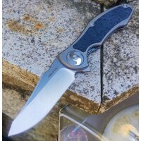 Real Steel RSK Exorcist Ti Shred Carbon Framelock