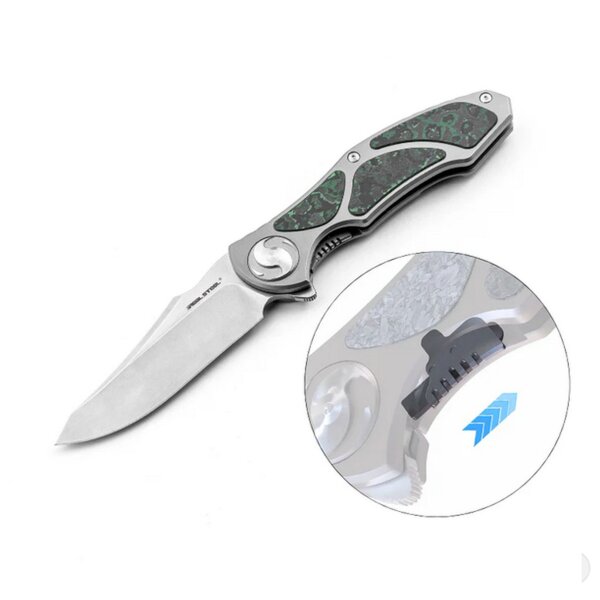 Real Steel RSK Exorcist Ti Fat Carbon Jungle Wear Three Scales
