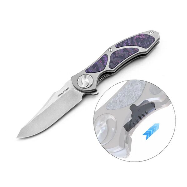 Real Steel RSK Exorcist Ti Fat Carbon Purple Haze Three Scales
