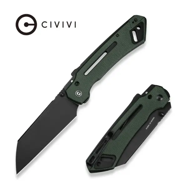 Civivi Buster FG Superlock / Recoil Lock Nitro-V Green Canvas Micarta