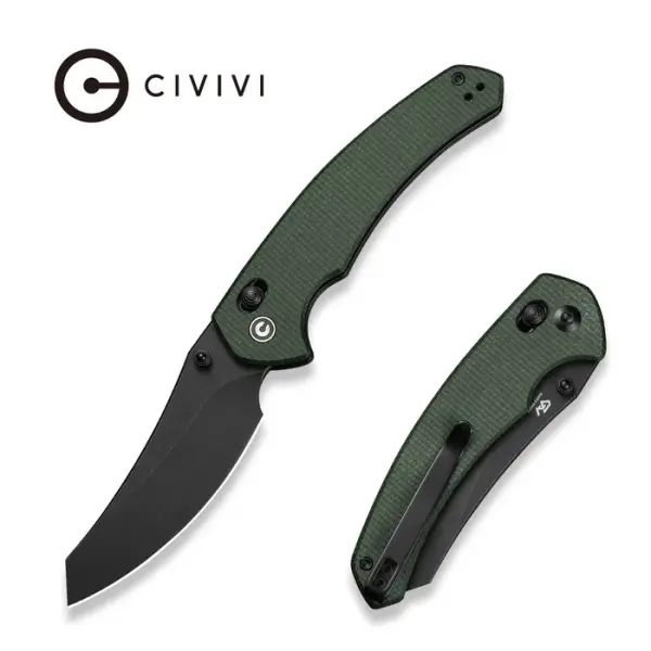 Civivi Sixgill Crossbar Lock Nitro-V Micarta Green