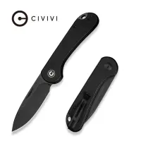 CIVIVI Elementum Slipjoint 14C28N Stahl Black G10