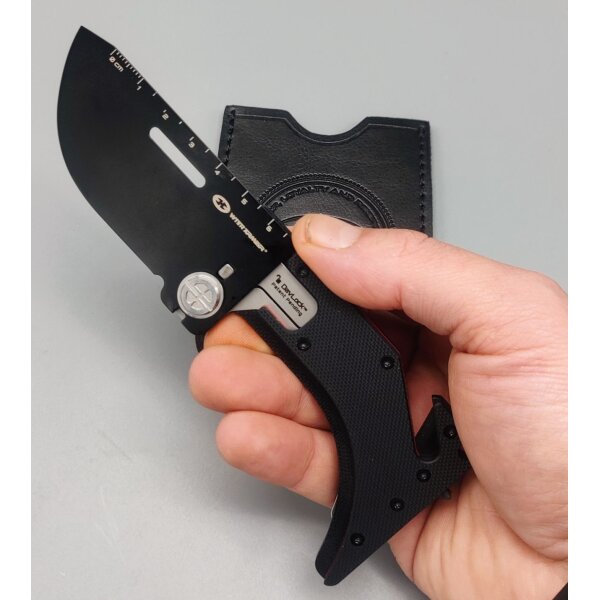 WithArmour Professional UltraThin-BK Card Kreditkartenmesser Zweihandmesser